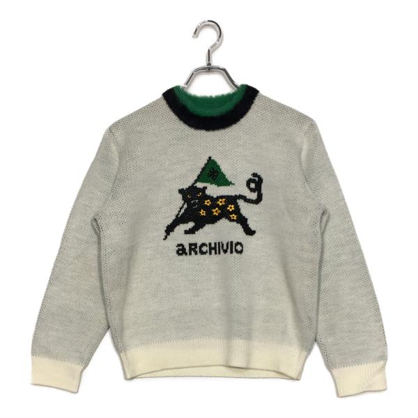 【素材切替】archivio アルチビオ ハイネックセーター ゴルフ 36 S archivio（アルチビオ） 中古 レディース セーター 36(S) 白 クルー