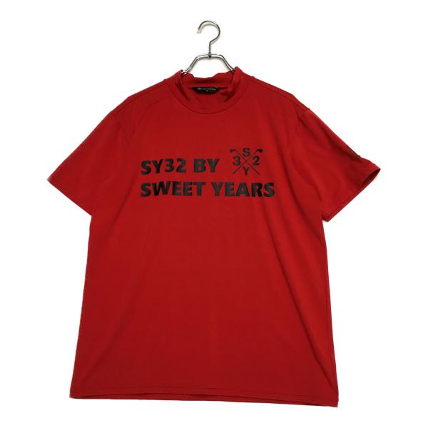 SY32 BY SWEET YEARS - coco 未使用品 エスワイサーティトゥバイスィートイヤーズ SY32 by SWEET YEARS メンズ 半袖シャツ XL 黒 モックネック 凹凸メッシュ 吸水速乾 SY32 by SWEET YEARS（エスワイサーティトゥバイスィートイヤーズ