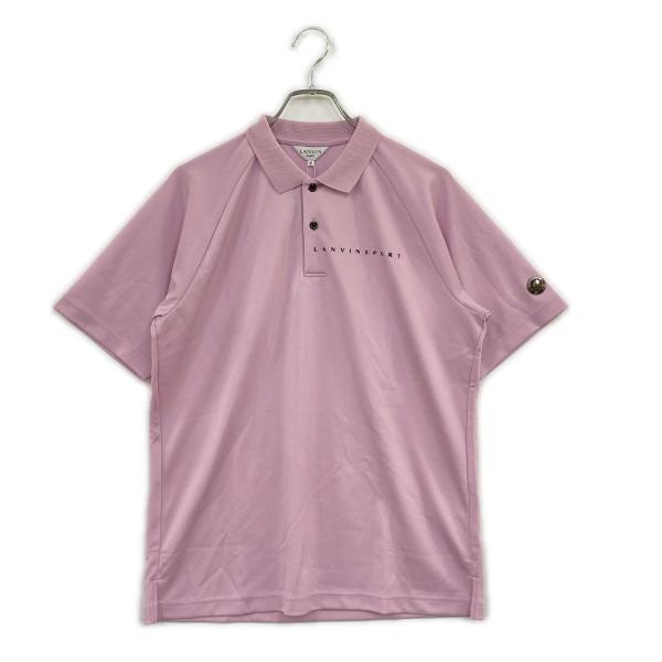 coco 未使用品 ランバンスポール LANVIN SPORT メンズ 半袖ポロシャツ 40(M) ライトパープル ピンク系 UVカット 薄紫 LANVIN（ランバン） coco 未使用品 ランバンスポール メンズ 半袖