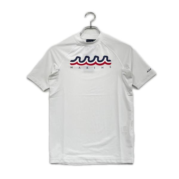 coco 未使用品 ムータマリン muta MARINE レディース 半袖シャツ XS ホワイト 白 ストレッチ 速乾 UVカット muta MARINE GOLF（ムータマリンゴルフ） coco 未使用品 ムータマリン