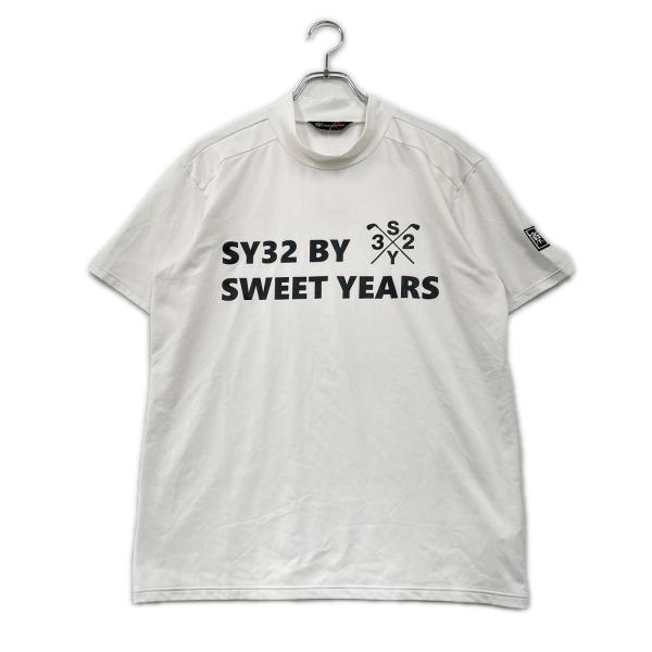 SY32 by SWEET YEARS GOLF 半袖シャツ ホワイトLサイズ SY32 by SWEET YEARS（エスワイサーティトゥバイスィートイヤーズ