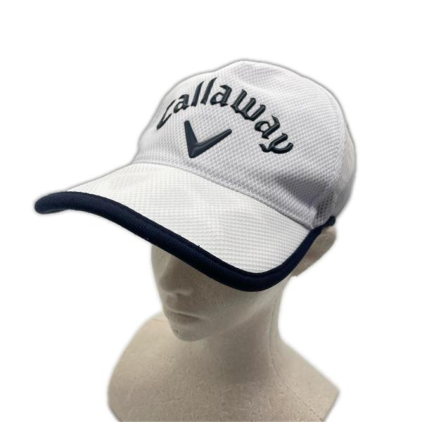 coco 中古 キャロウェイ Callaway キャップ フリー 白 ホワイト メッシュキャップ レターパックプラス発送可 K036521