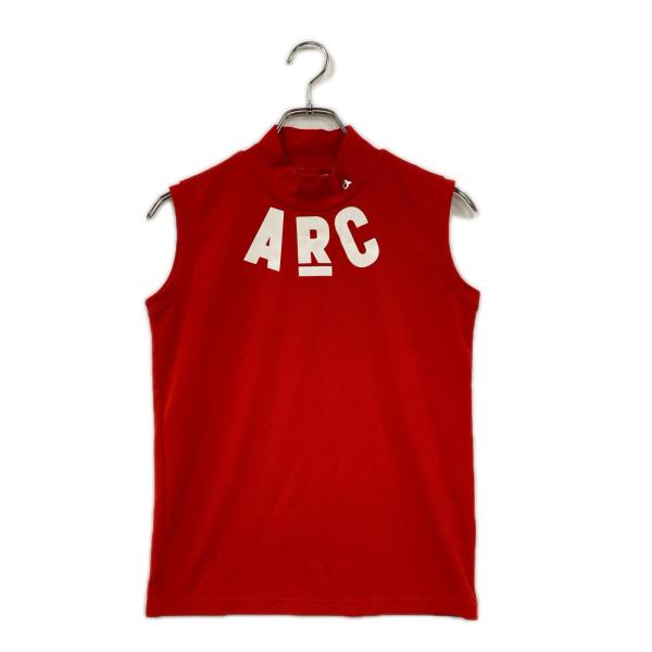 ☆美品アルチビオ archivioゴルフレディース モックネック ノースリーブ archivio（アルチビオ） 中古 レディース ノースリーブ 36(S) レッド