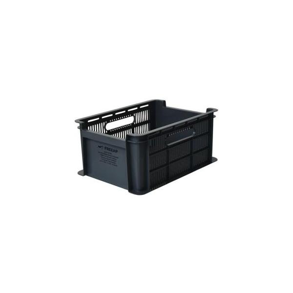 和泉化成 タフコンテナM グレー　4582451306338 収納ボックス スタッキング可能 アウトドアカラー　キャンプ　スモーキーカラー　アウトドア　FREEAP　お洒落