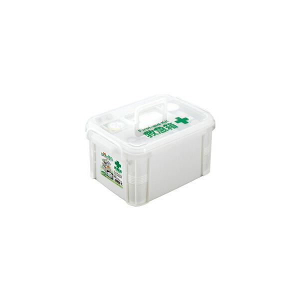 他サイト： 不動技研 救急箱 ホワイト F-2465 4962191465401 薬箱 医療 日本製の商品画像