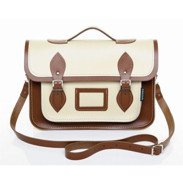 Zatchels 3way サッチェルバッグ 英国製 (17.5インチ/バックストラップ/ショルダー/ハンドル付)