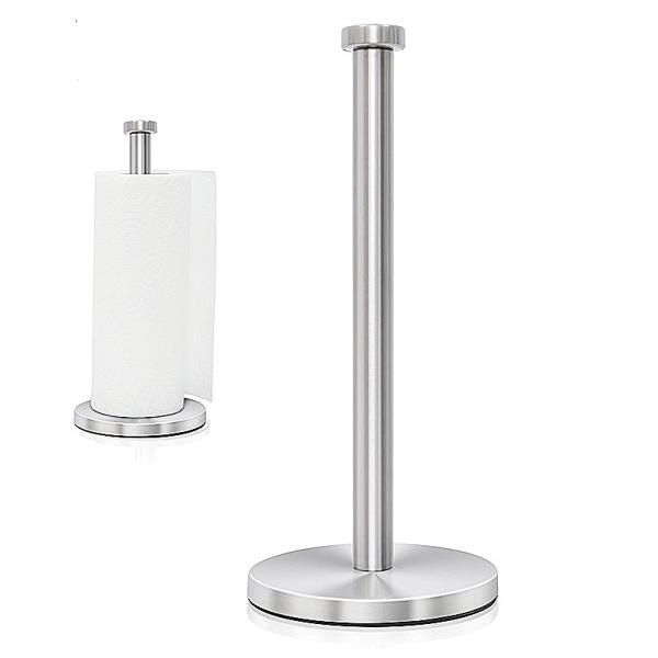 素材：ステンレス製　キッチンペーパーホルダーサイズ 幅広いサイズに対応しており、海外製の大判ロールペーパーも取り付けられます。素材：ステンレス、　スタンドタイプのステンレス製キッチンペーパーホルダーです。高品質なステンレスを厳選されており、...