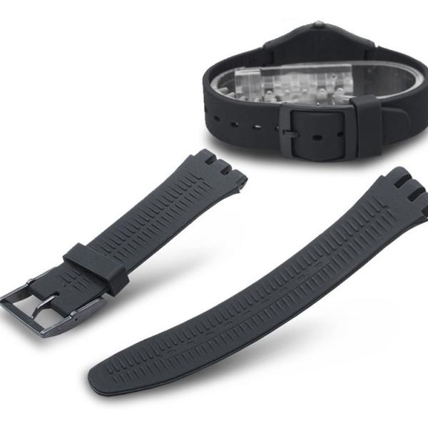 スウォッチ swatch ベルト 16mm 17mm 19mm 20mm シリコン ラバー サードパーティー バンド シリコン ウォッチベルト 腕時計ベルト