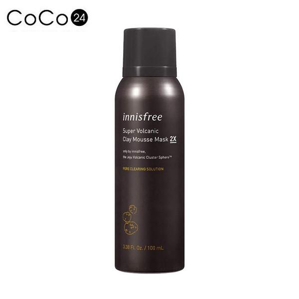 イニスフリー innisfree スーパー ヴォルカニック クレイムースマスク 2X ☆ 角質ケア 顔のテカリ 毛穴ケア 黒ずみ innisfree 【韓国コスメ】 :SVPclay-mousse-mask2X:coco24 通販 韓国コスメ スーパーヴォルカニック ポア クレイマスク 2X 自然派コスメ