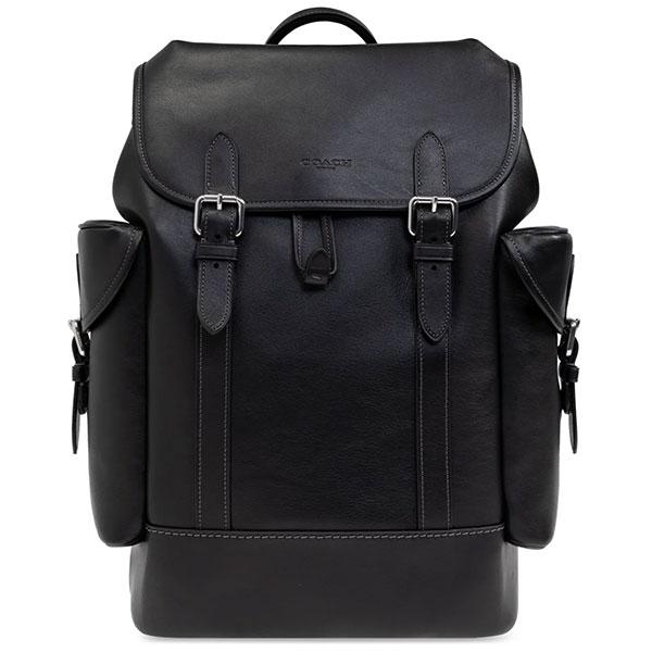 COACH ブラック レザーバックパック コーチ COACH（コーチ） リュックサック バッグ メンズ レザー : ニューヨーク