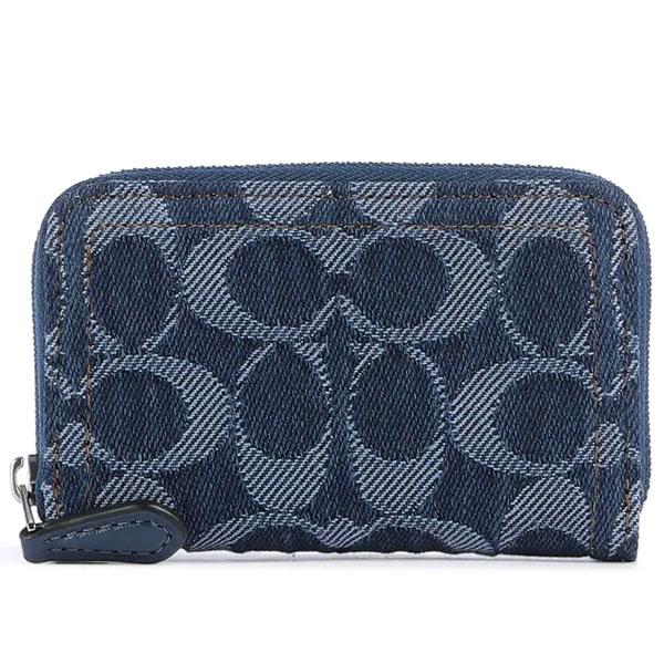 新品☆coach☆デニム☆コインケース☆カードケース☆デニム☆ COACH コーチ 小銭入れ 名刺入れ コインケース カードケース