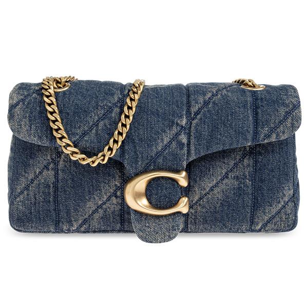 コーチデニムキルティングショルダーバッグ COACH（コーチ） ショルダーバッグ レディース キルティング デニム