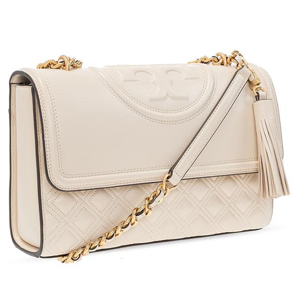 TORY BURCH レザーショルダーバッグ タッセル付き Tory Burchレザー ショルダーバッグ タッセル付き