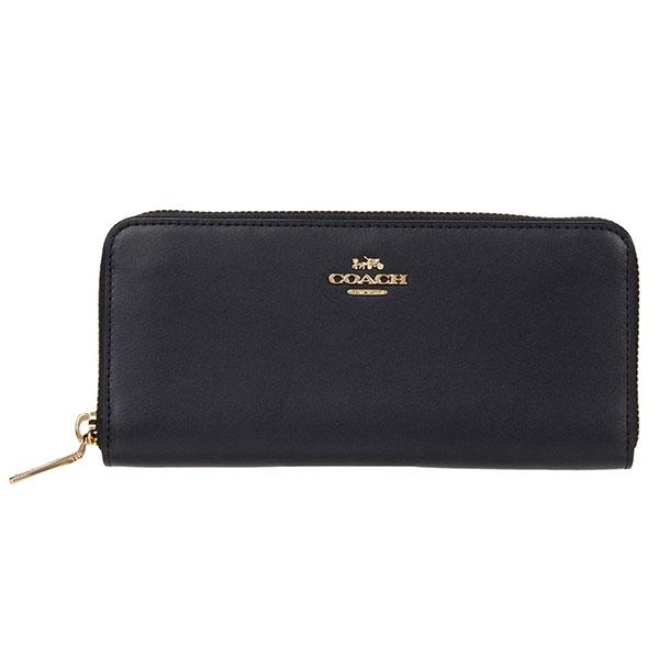 【新品】COACH長財布ラウンドファスナー 財布 レザー ブライトヴァイオレット COACH 国内発送 コーチ 財布 レディース 長財布 ペブル レザー
