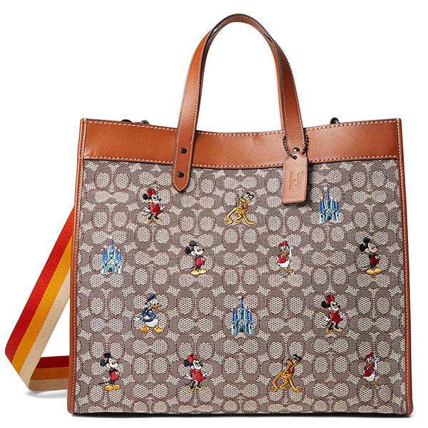 コーチ トートバッグ メンズ COACH ディズニー ミッキーマウス ミニー