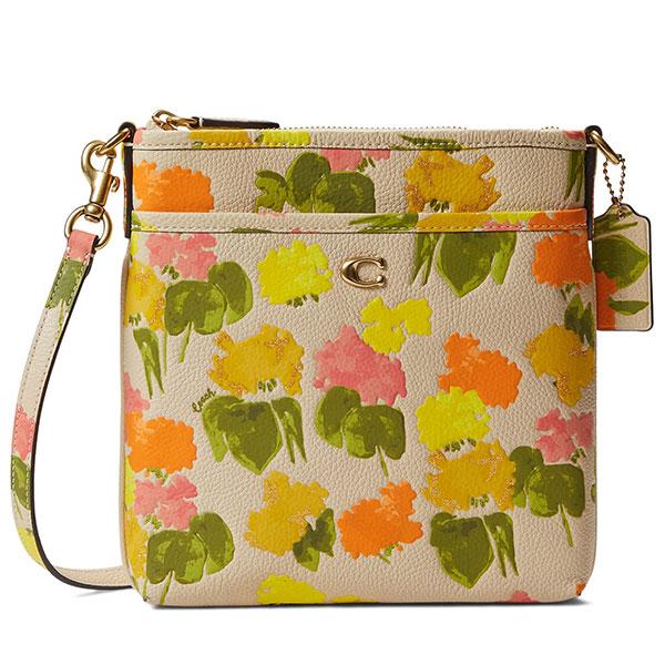 COACH 花柄ショルダーバッグ ポシェット COACH コーチ 斜めがけショルダーバッグ ポシェット レディース