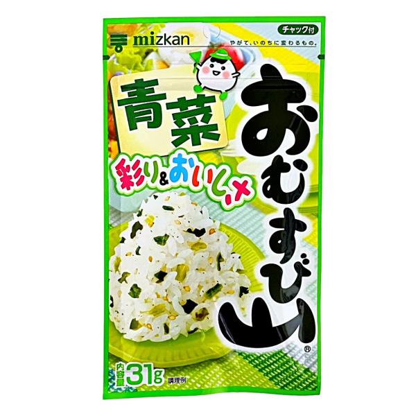ミツカンのふりかけ、大人気シリーズのおむすび山です。ホカホカごはんに混ぜるだけで、彩りのよいおむすびが手軽にできます。子どもが喜ぶ彩りとおいしさなので、行楽やお出かけの際に笑顔で召し上がれます。時間の無い朝食や昼食のお弁当やおにぎり、ちょっ...
