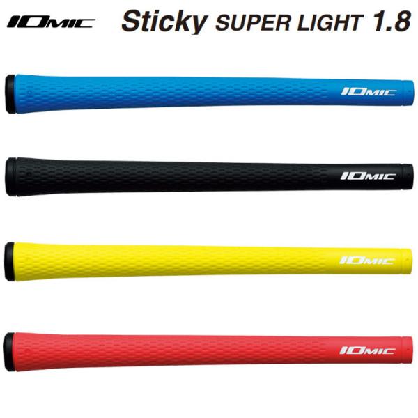 (未使用･未開封品)　IOMIC(イオミック) ゴルフグリップ Sticky1.8 STICKY LIGHT M60 バックライン有 ブラック Sticky Grip Series ベース:ブラック エンド:グリーン ar3p5n1 イオミック Sticky Series Sticky 1.8 SUPER LIGHT (ゴルフ