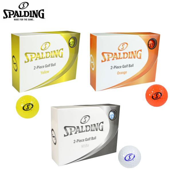 SPALDING　ゴルフボール 12個入りSPBA-3768　スポルティング　LEZAX -レザックス-