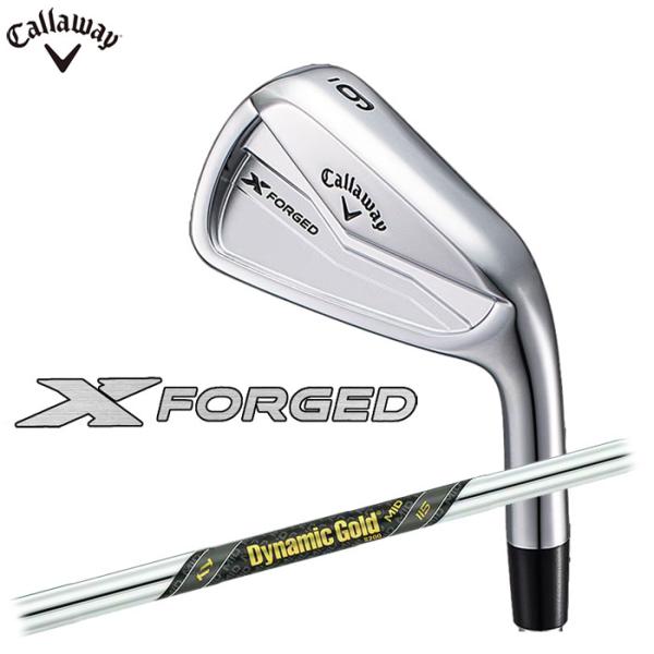Callaway　X FORGED（2024）アイアン 日本仕様　6本セット（#5〜9,PW）　Dynamic Gold MID115 シャフト　キャロウェイ エックス フォージド