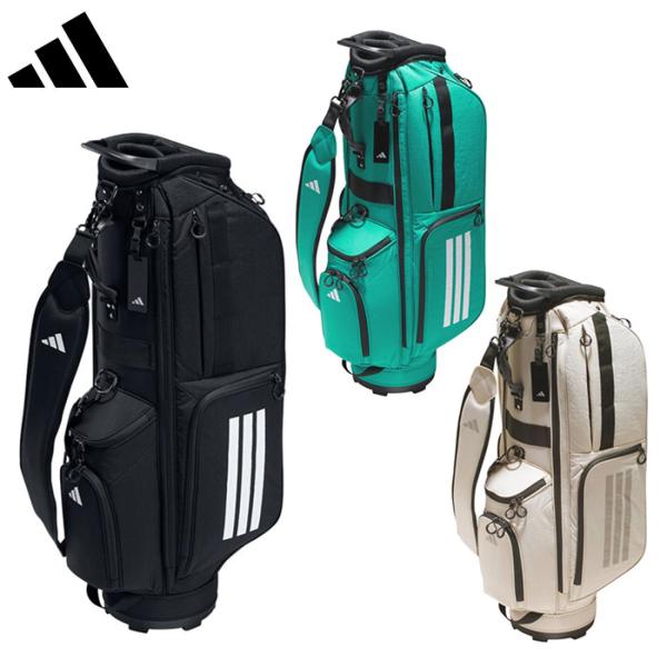 adidas -アディダス-　スリーストライプス コーデュラ キャディバッグ　KVH34