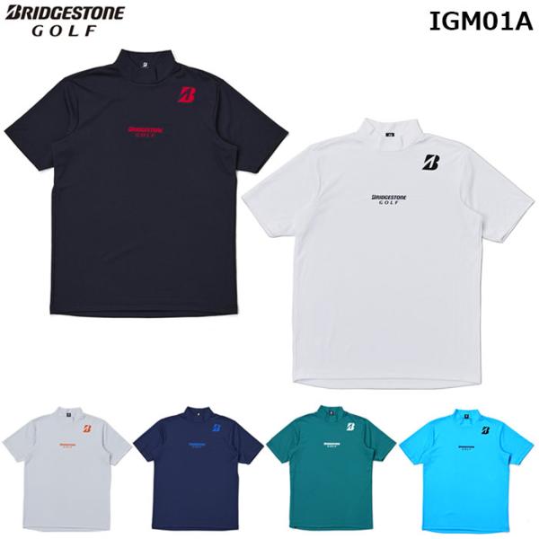 BRIDGESTONE　26年春夏 B-01　半袖モックネックシャツ　IGM01A　ブリヂストン