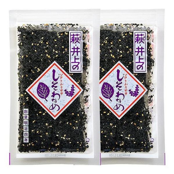 商品情報しそわかめ 井上商店 萩井上 ソフト ふりかけ本品の「しそわかめ」は、柔らかく適度な歯ごたえのワカメを素材に、シソ、ゴマ、カツオだしで味付けしたソフト海藻ふりかけです。ご飯、おにぎり、その他各種麺類や冷奴、納豆の薬味など、いろいろな...