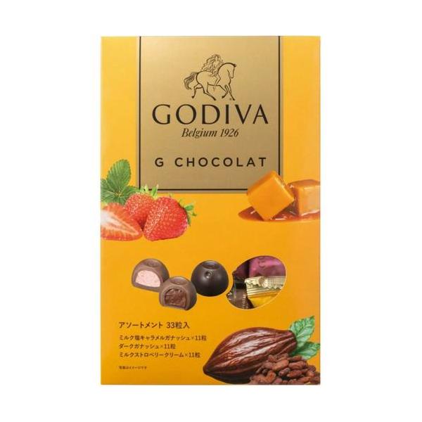 爆買 GODIVA ゴディバ G ショコラ 3種アソートメント 33粒入