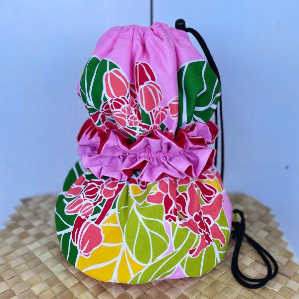 イプ　バッグ付き イプケース【HANA ALOHA】2本ショルダーリュック式。グラス