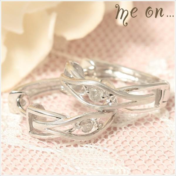 K10ホワイトゴールド WG ラグジュアリー・一粒ダイヤモンド・リング