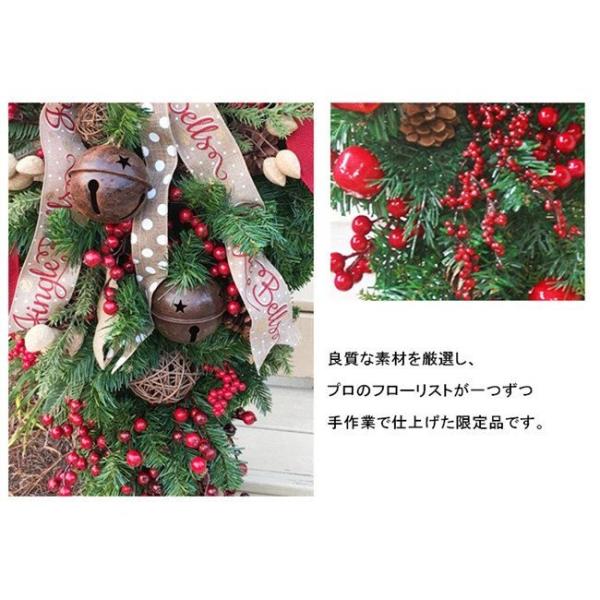 クリスマスリース クリスマス スワッグ 大きい オーナメント 激安先着 ナチュラル リース ガーランド 部屋 ドア 新年飾り 壁飾り 庭園 玄関