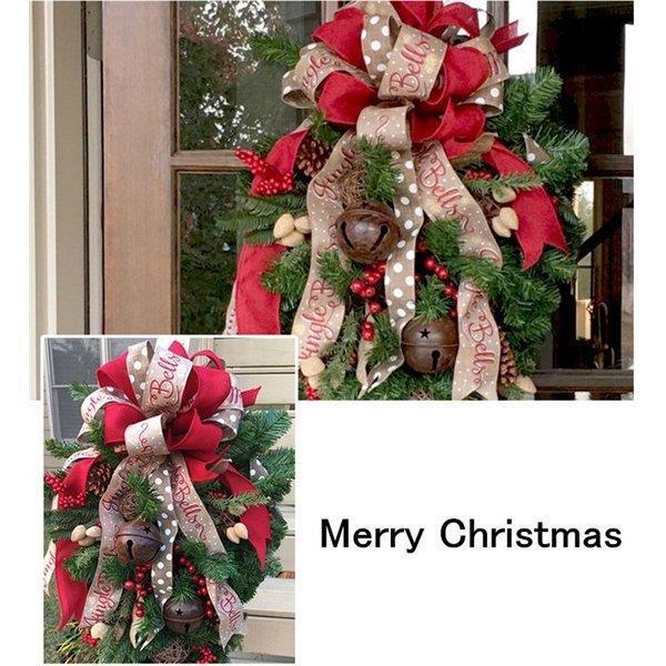 クリスマスリース クリスマス スワッグ 大きい オーナメント ナチュラル リース ドア 玄関 庭園 部屋 壁飾り ガーランド 新年飾り Smilegi Cocoaru Store 通販 Yahoo ショッピング