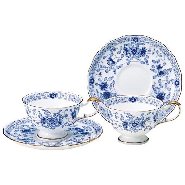 NARUMI BONE CHINA ナルミ ティーセット カップ ＆ ソーサ