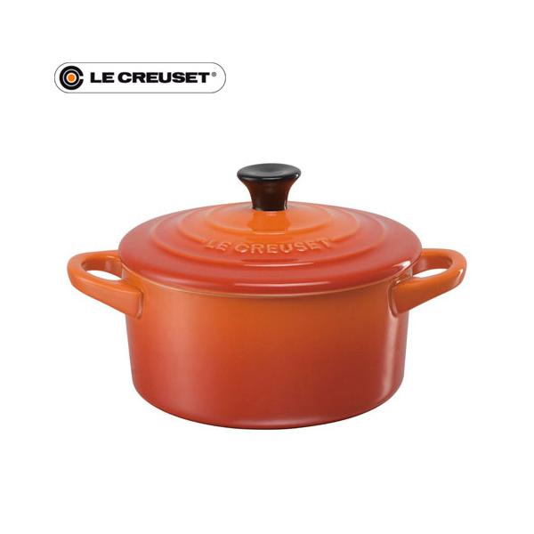 LE CREUSET 鋳鉄両手鍋 26cm 新品未使用　箱入り　オレンジ シグニチャー ココット・ロンド 26cm オレンジ | 両手鍋 ｜ル