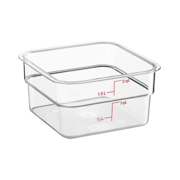 CAMBRO キャンブロ 角型フードコンテナークリアー 2SFSCW : cocoatta