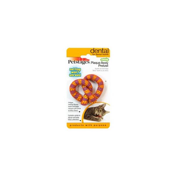 ダッドウェイペット Catnip Plaque Away Pretzel Toy by Petstages