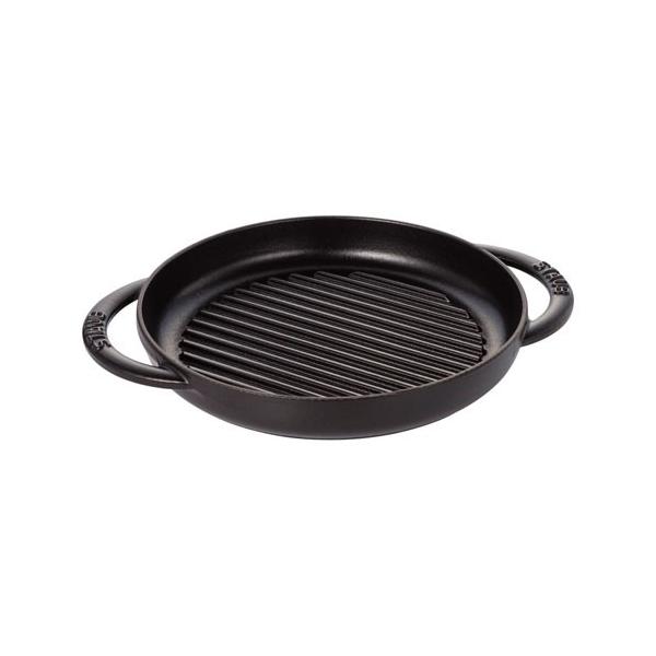 ストウブ staub ピュアグリル 22cm ブラック 40511-520 日本正規品業務