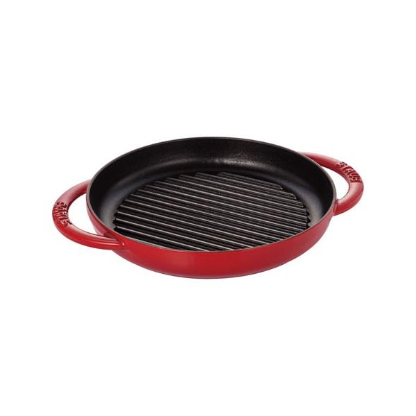 ストウブ staub ピュアグリル 22cm チェリー 40511-524 日本正規