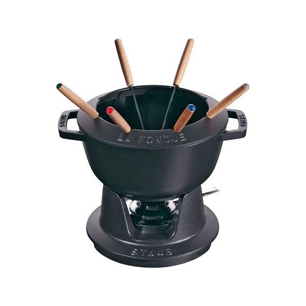 ストウブ staub フォンデュセット 20cm 黒 40511-972 日本正規品業務用