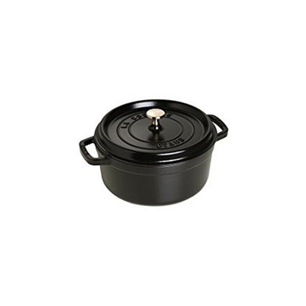 ストウブ staub ピコ ココット ラウンド 14cm 黒 40509-476 日本正規品