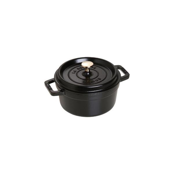 ストウブ staub ピコ ココット ラウンド 20cm 黒 40509-487 日本正規品