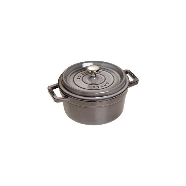 ストウブ staub ピコ ココット ラウンド 22cm グレー 40509-307 日本