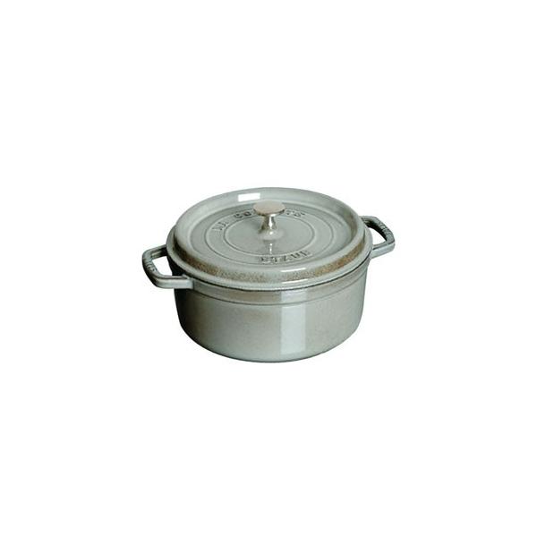 ストウブ staub ピコ ココット ラウンド 28cm グレー 40509-314 日本