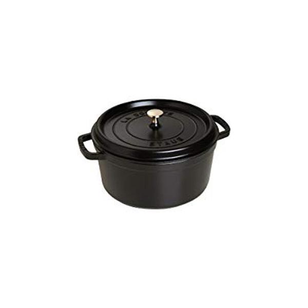 staub ★新品未使用★ストウブ ピコ・ココットラウンド 10cm ブラック ストウブ staub ピコ ココット ラウンド 34cm 黒 40510-307 日本正規品