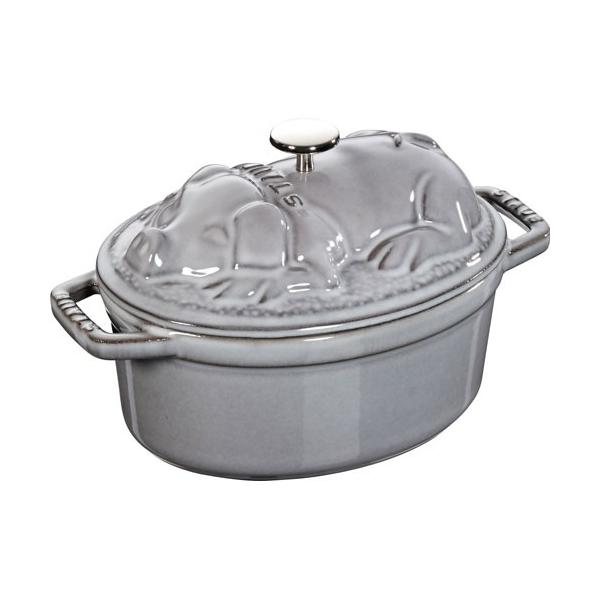 ストウブ staub ピギーココット 17cm グレー 40500-176 日本正規品業務用