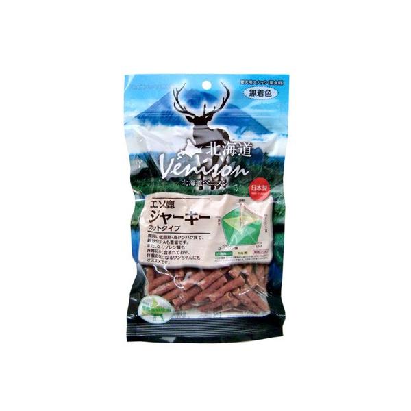 他サイト： アスク 北海道ベニスン エゾ鹿 ジャーキーカット 150gの商品画像