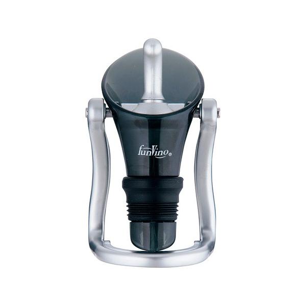 液切れが良くスムーズに注げて、中栓を立てるとそのままストッパーになります。材質：ABS樹脂、シリコンゴム、ステンレスメーカー品番：8305カラー：グレー間口×奥行×高さ(mm)：43×39×74