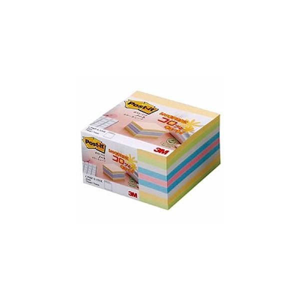 他サイト： 3M スリーエム ポストイット ノート カラーキューブ 75×75mm CPRP-Y-33SEの商品画像