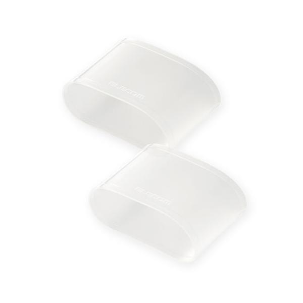 他サイト： エレコム ELECOM スマートウォッチ リスト バンド カバー 2個入 Lサイズ 水中仕様 伸縮性 スポーツ ジム プール クリア SW-WBDSCLCRの商品画像