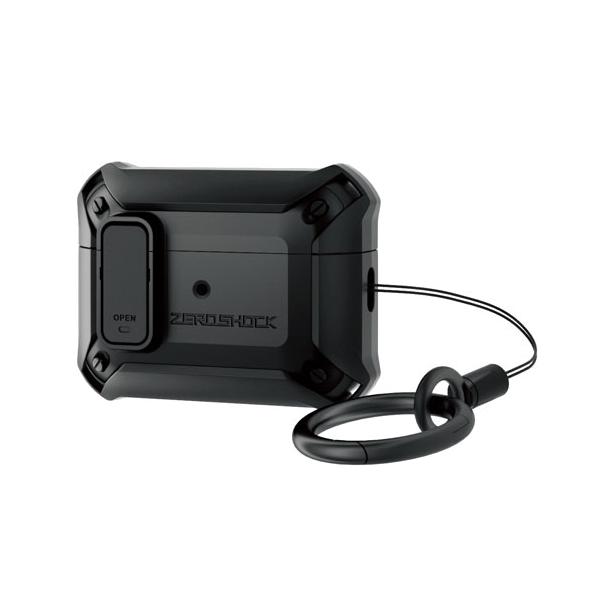 エレコム ELECOM AirPods Pro 第2世代用ZEROSHOCK Lockケース ブラック